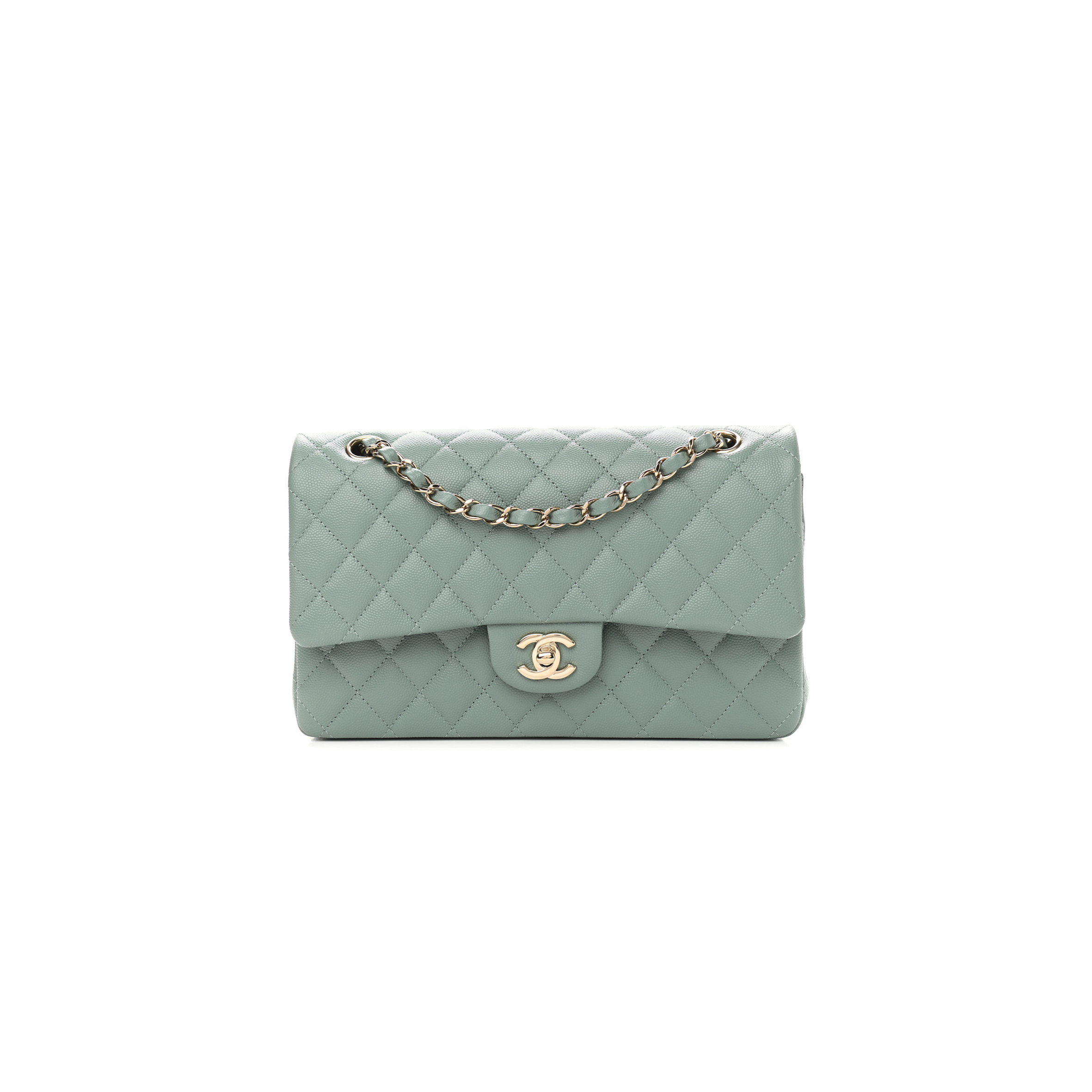 CHANEL CAVIAR QUILTED MEDIUM DOUBLE FLAP 1023152 (25*15*7cm)